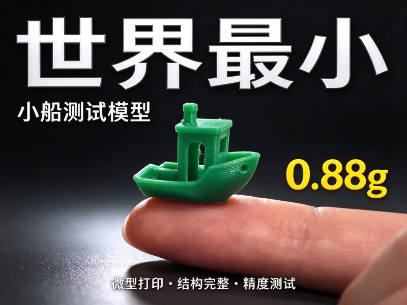 世界最小小船测试模型