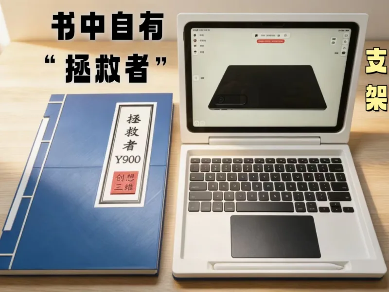 书中自有”拯救者“-Y900支架收纳