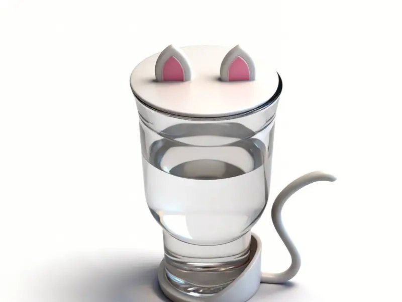 猫咪形状杯盖杯垫-可自由调整大小