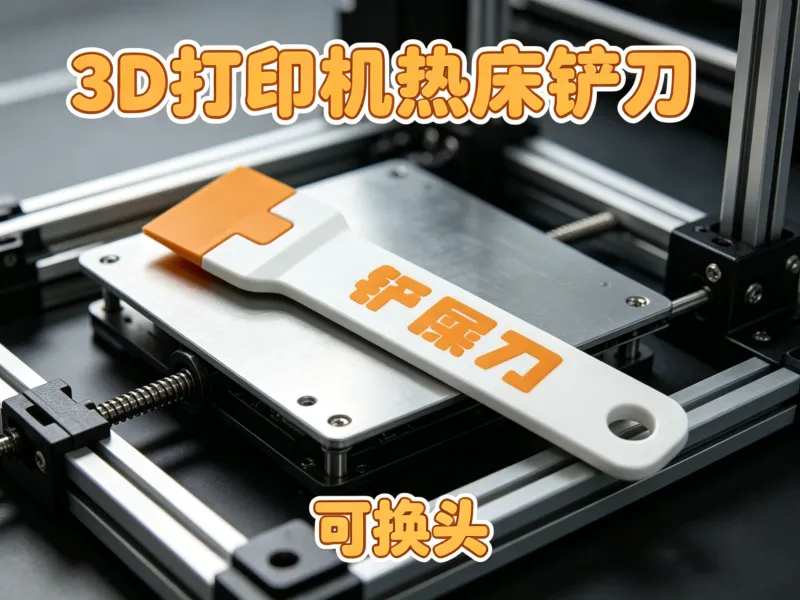 铲屎刀1号/可换头热床模型铲刀