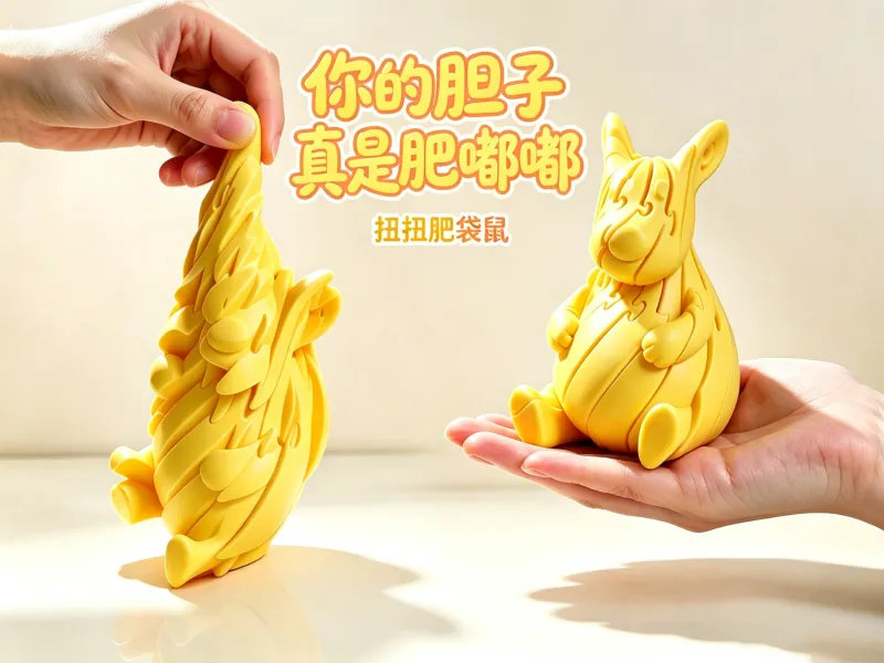 扭扭袋鼠胆子肥嘟嘟解压