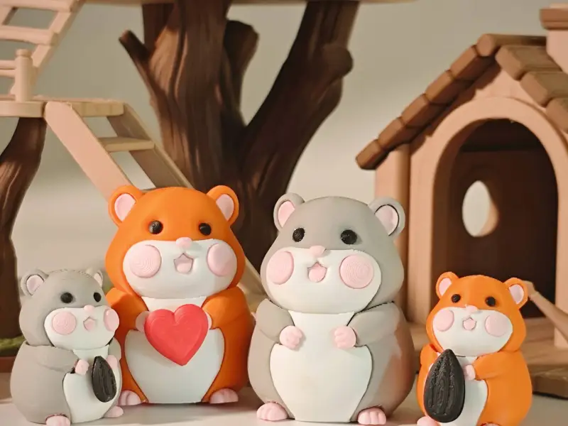 Cute Hamster 可爱仓鼠   Disassembly Assembly   No Need for CFS