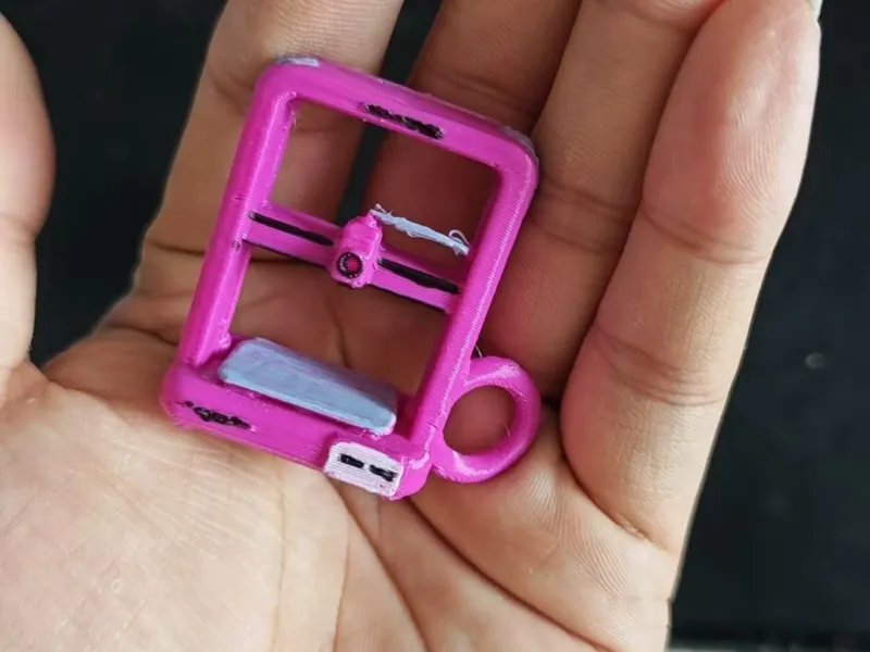 打印机钥匙链  ender-v3打印机  打印机扭蛋  悬垂测试  打印机模型