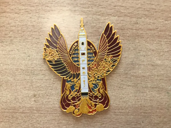 梦舟最大动压逃逸+长征十号低空演示飞行纪念徽章