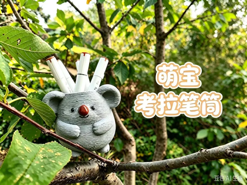 萌宝考拉笔筒