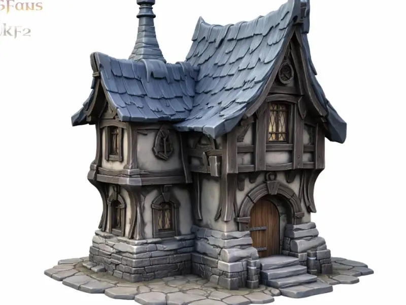 Dom Wąska Aleja KF2 - Teren do gry RPG w stylu fantasy