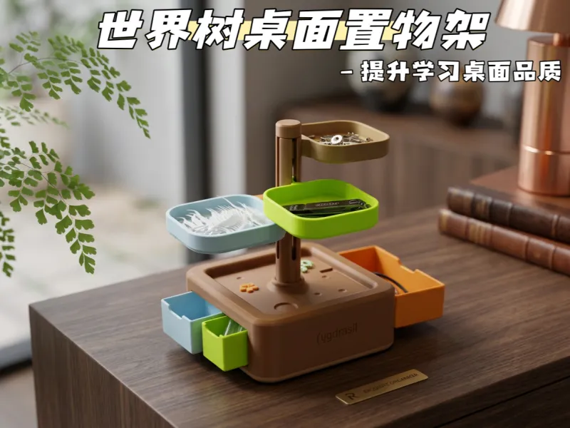 世界树桌面置物架