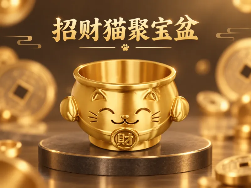 招财猫聚宝盆