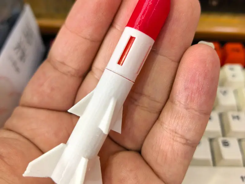 导弹造型胶水外壳