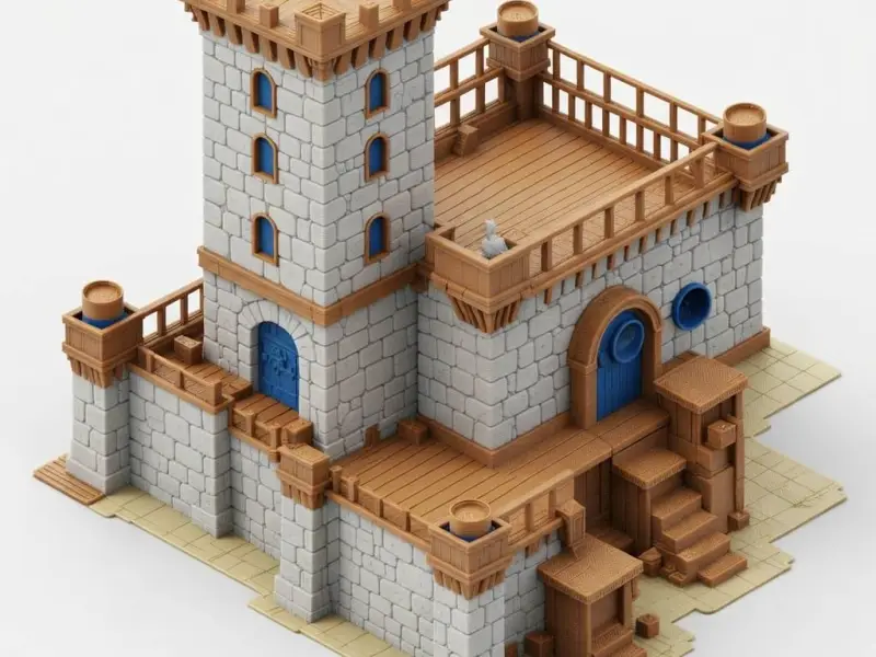 KF2 Tower Acranii Defens - Fantasy RPG Terrain - Workshop3D