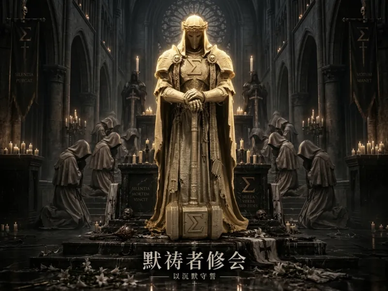 【Σ：缄默之地】左军默祷者修会-头戴荆棘冠的重甲修士-西格玛帝国第二军团