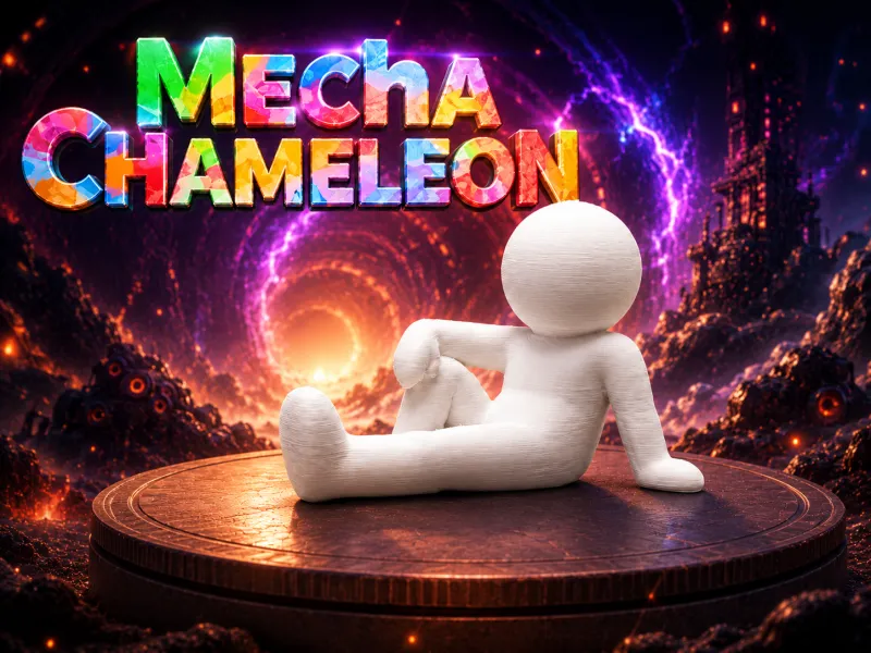 Mecha Chameleon, Multiple Poses