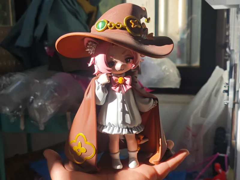 Q版《原神》迪奥娜 万圣节 站姿 手办 高20cm 含充电款通用手办发光底座