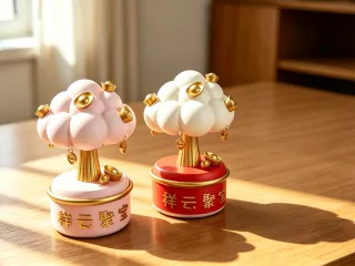 祥云聚宝发财树