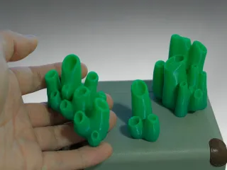 三个珊瑚管海绵T