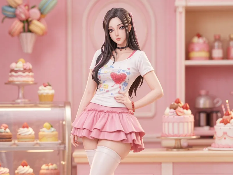 白丝美少女手办-白模