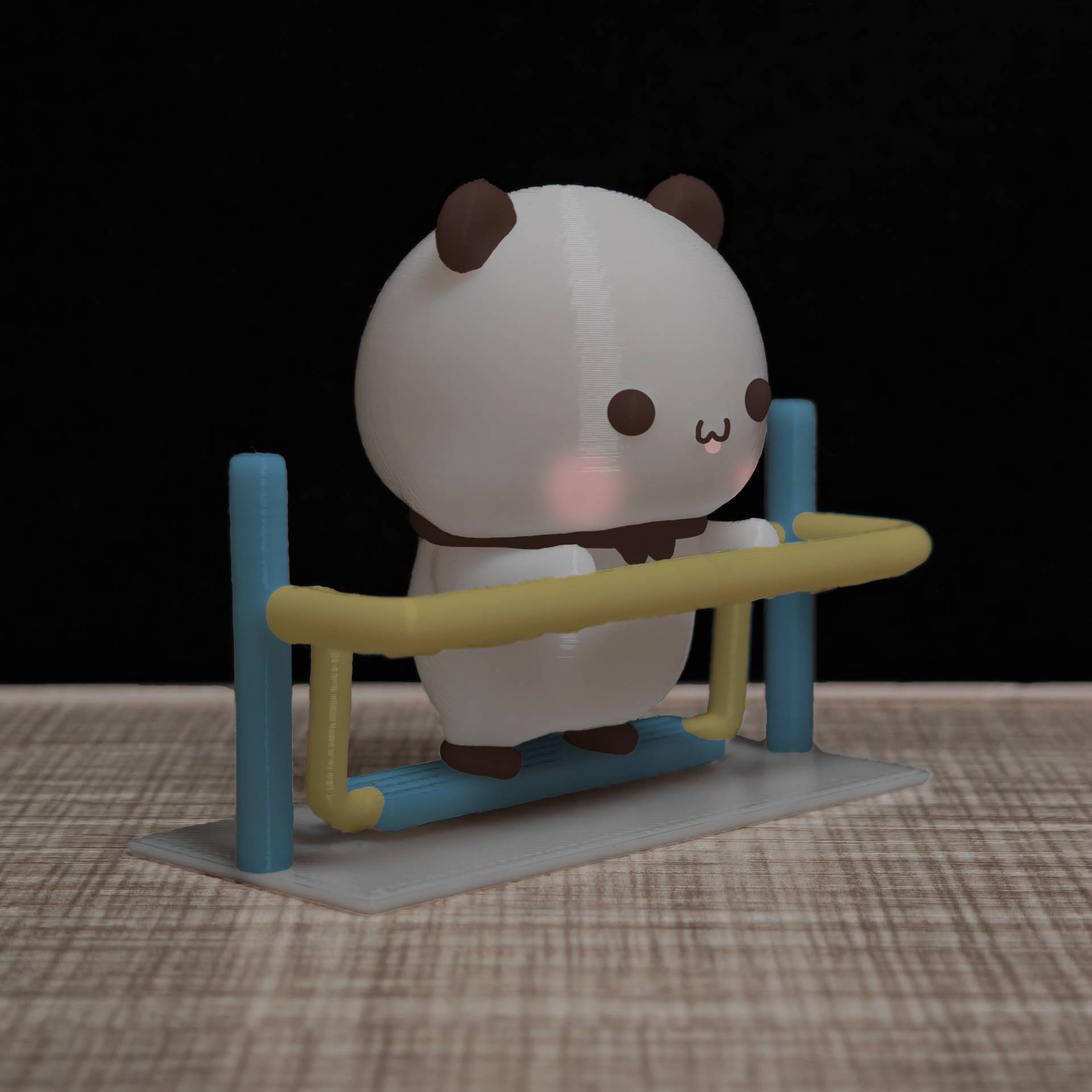 Home page module: 情侣熊系列-玩小区健身器材一二（Couple Bear-Play fitness equipment Yier）