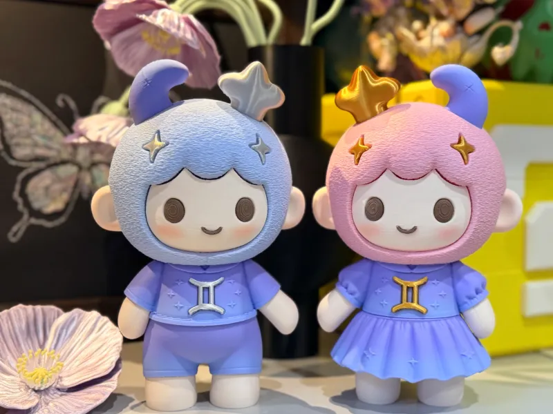 双子座 双子 双子座标志 十二星座 盲盒 娃娃 公仔 模型 手办双子星座