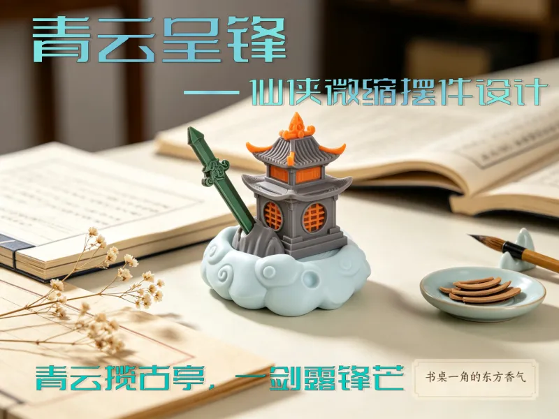 青云呈锋-桌面笔插收纳架