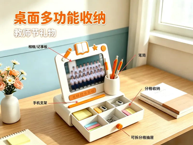 桌面多功能收纳｜教师节礼物