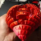 中式榫卯结构心形戒指礼盒