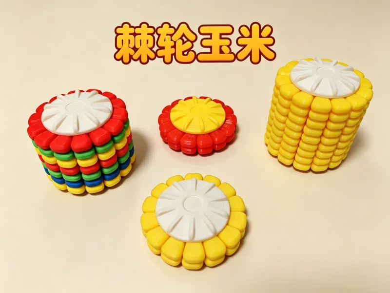 解压玩具-棘轮玉米