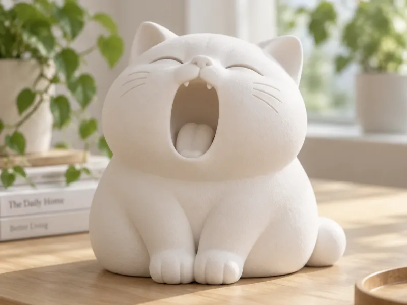 Q版小猫摆件壹