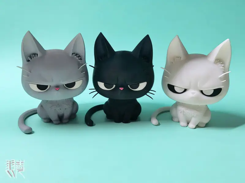 猫猫头部可动（无需多色套件）