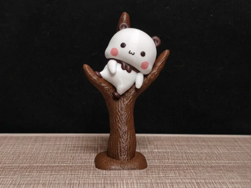 情侣熊系列-坐树上一二（Couple Bear-On Tree Branch Yier）