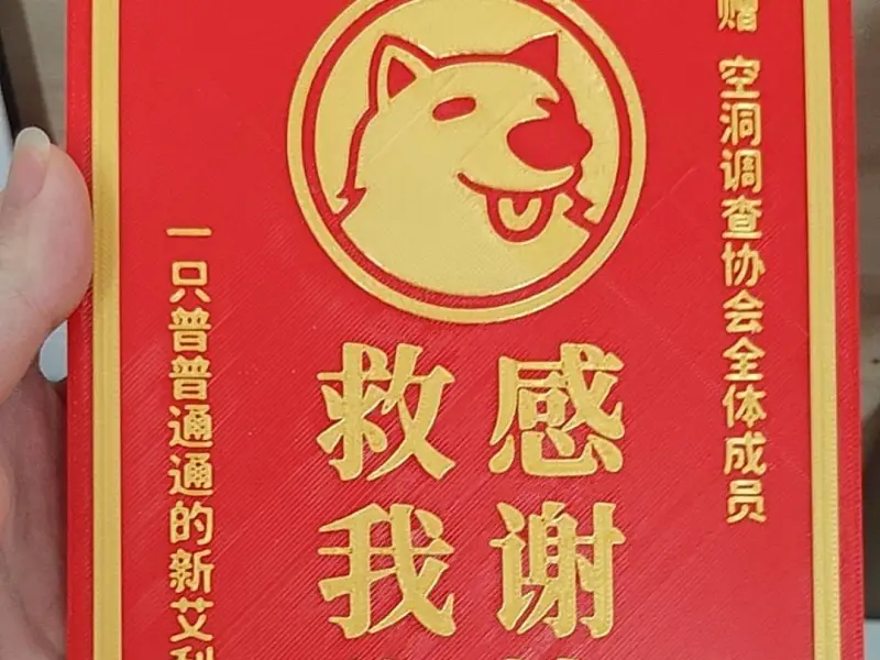 绝区零空洞协会的狗锦旗