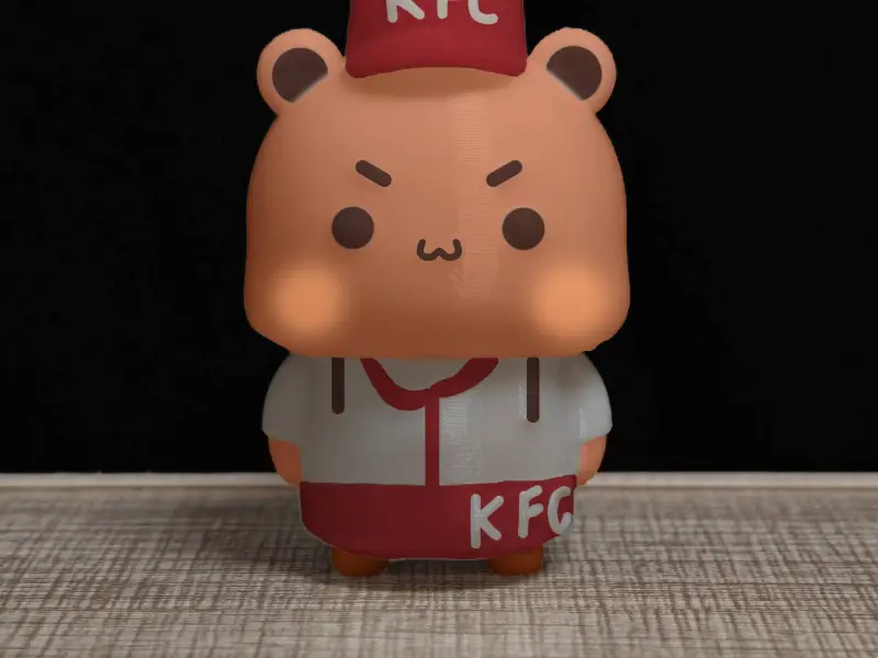 情侣熊系列-肯德基布布（Couple Bear-KFC_restaurant_bubu）