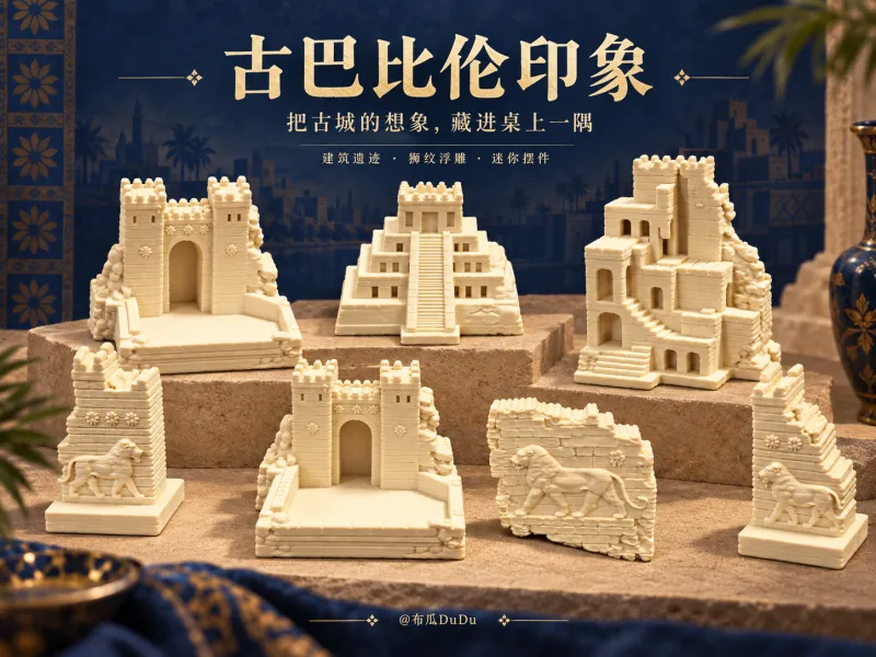 古巴比伦桌面小摆件