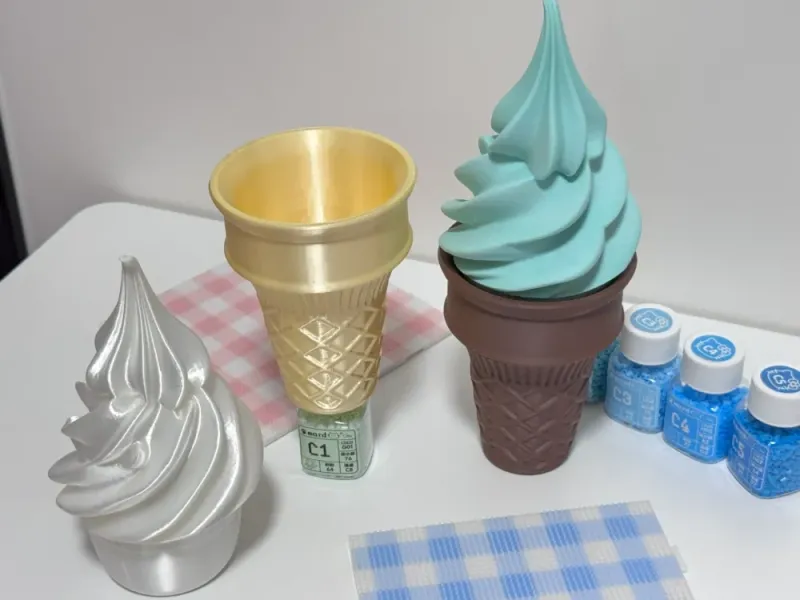 冰淇淋拼豆漏斗