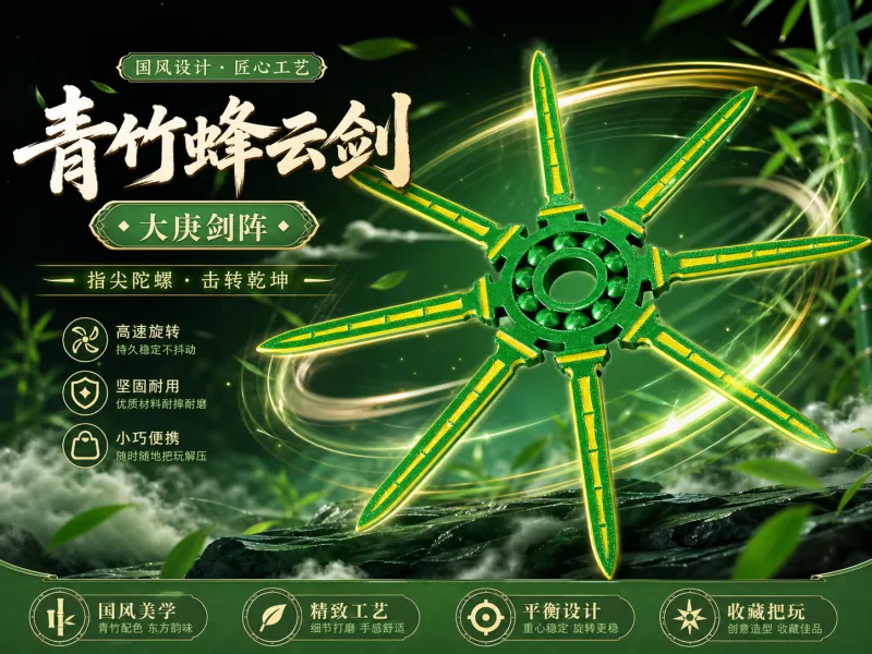 青竹蜂云剑-大庚剑阵-一体多色
