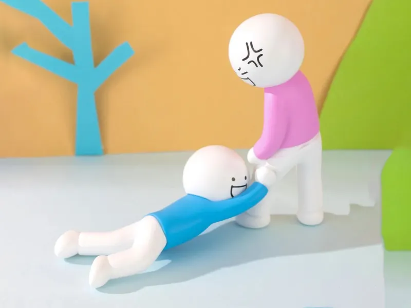 扒裤子 小蓝系列