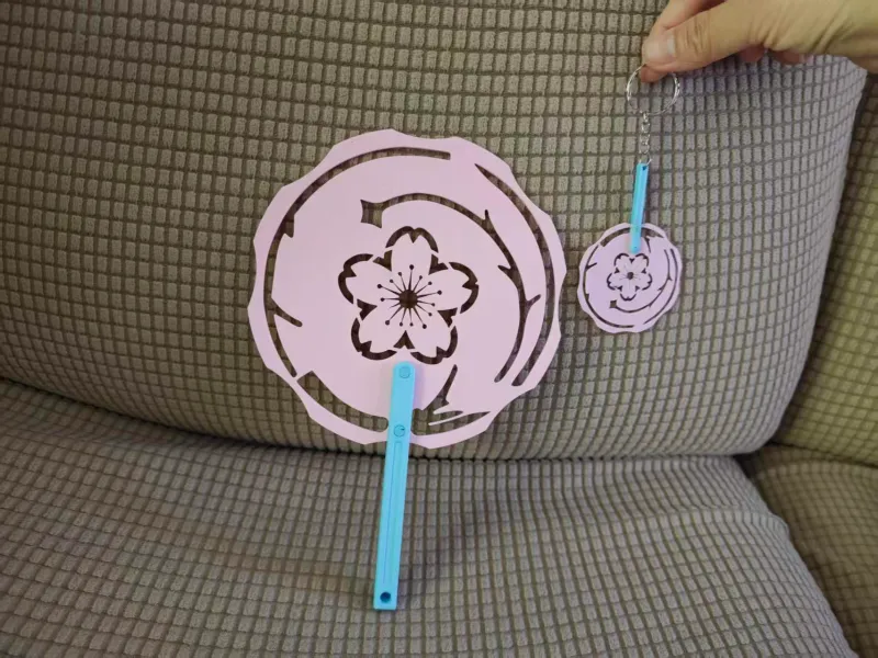 樱花团扇