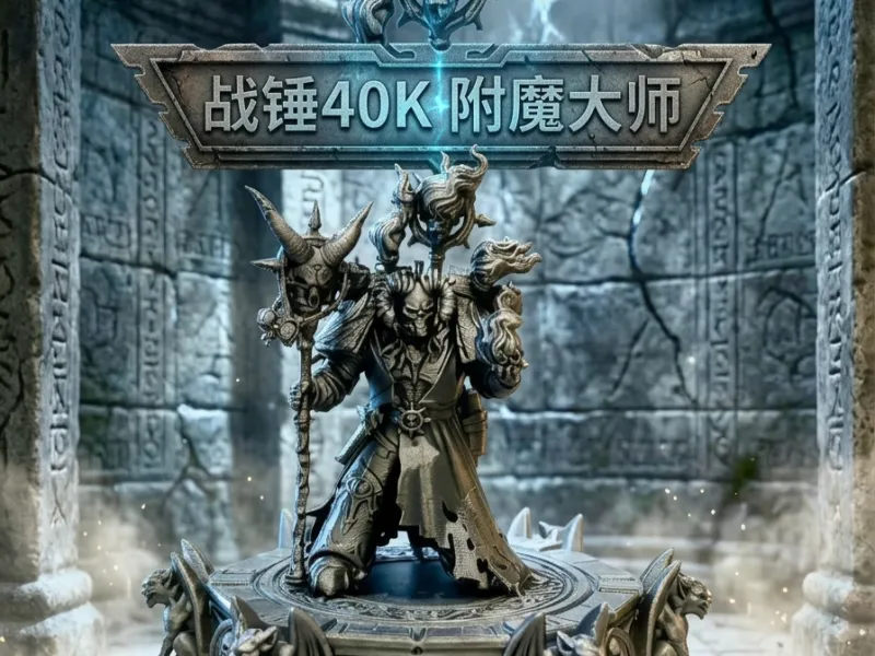 【战锤40K】混沌星际战士附魔大师战棋