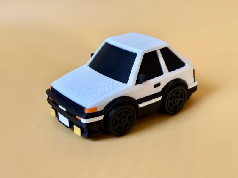 迷你玩具车01：丰田AE86