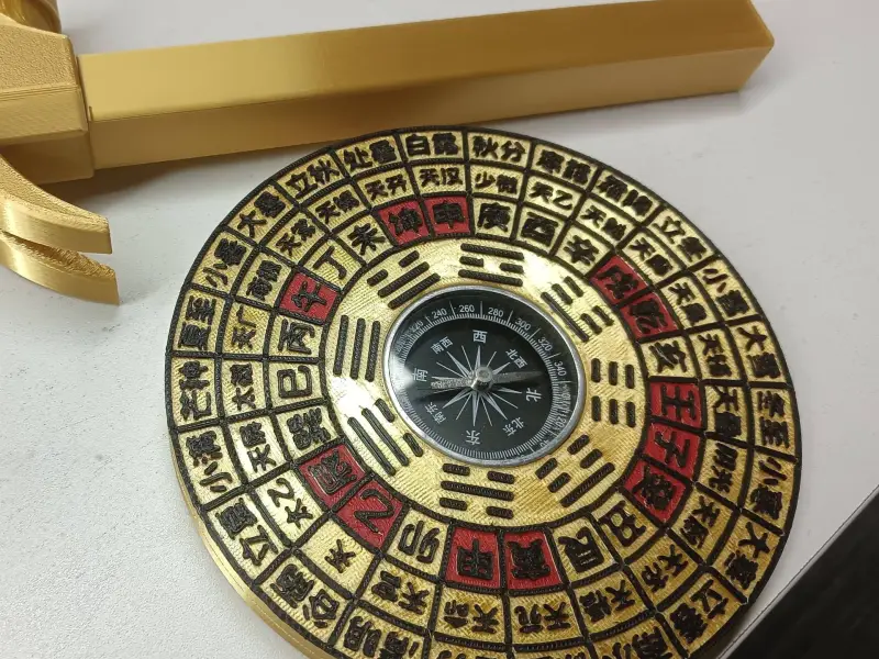 自制风水罗盘