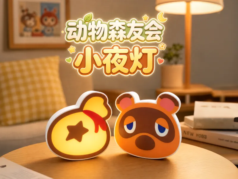 动物森友会｜狸克 & 铃钱袋小夜灯/拍拍灯 磁吸