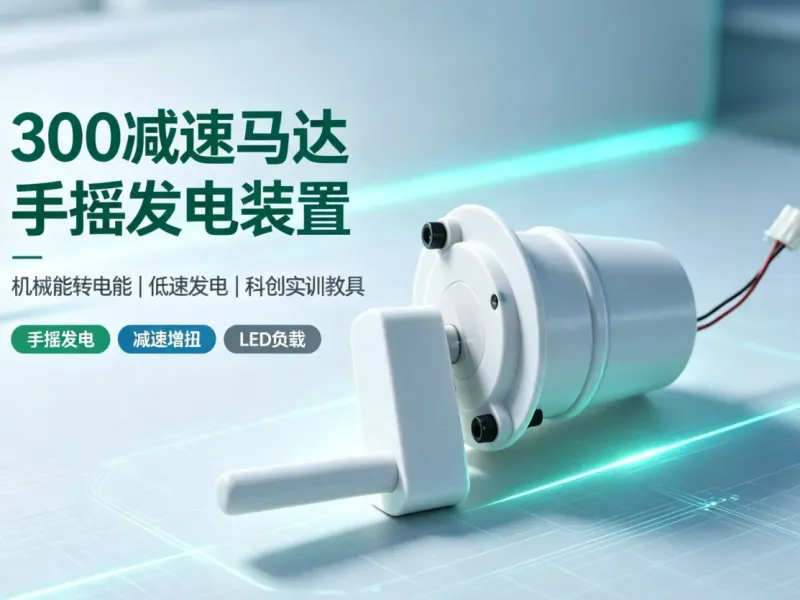 300 减速马达手摇发电装置
