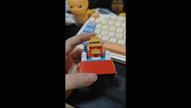 【解压神器】微缩古建筑-按压版