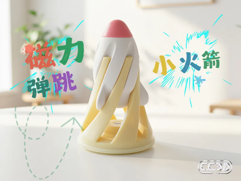 磁力弹跳小火箭