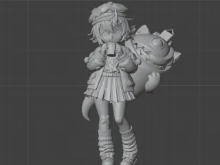 《异环》早雾 站姿 手办 高20cm 已分件 易上色 多色打印