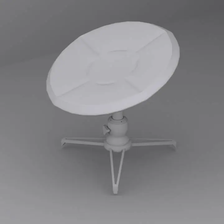 三角洲卫星锅模型