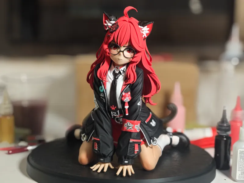 《异环》娜娜莉 手办 可爱 猫娘 高23.5cm 已分件 易上色 多色打印 CFS