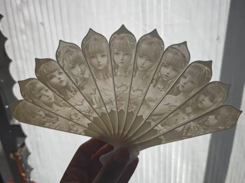 神印王座-陈樱儿个人合集扇子 浮雕折扇 动漫 国漫