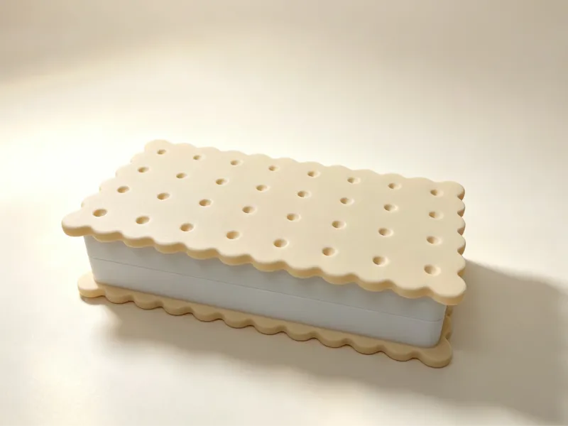 奶油夹心饼干文具盒