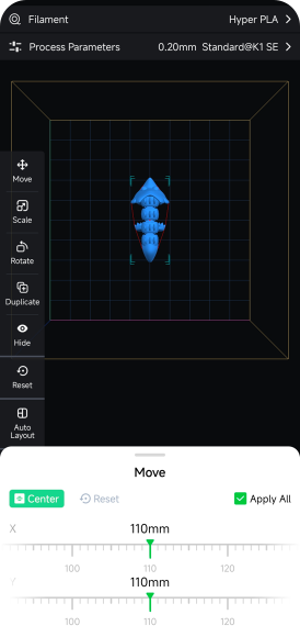 Cloud 3D Slicing