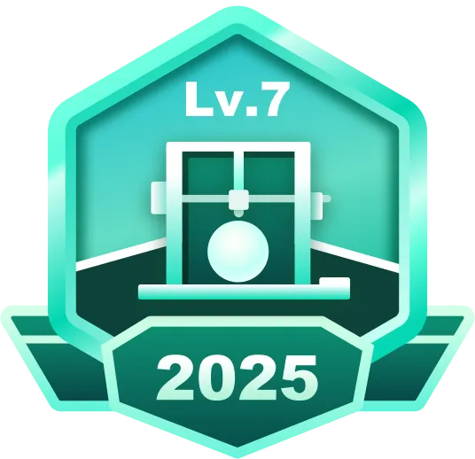 创想云打印勋章